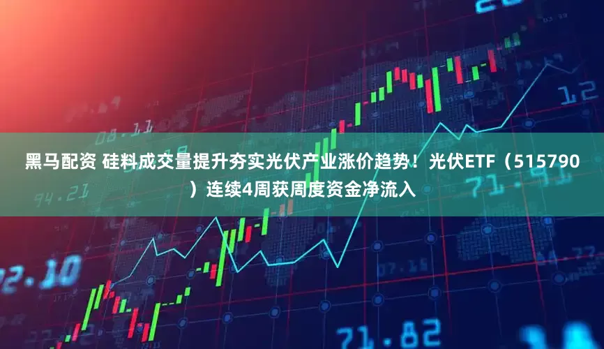 黑马配资 硅料成交量提升夯实光伏产业涨价趋势！光伏ETF（515790）连续4周获周度资金净流入