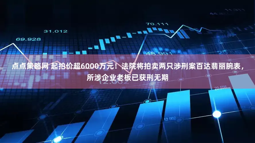 点点策略网 起拍价超6000万元！法院将拍卖两只涉刑案百达翡丽腕表，所涉企业老板已获刑无期