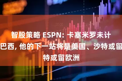 智股策略 ESPN: 卡塞米罗未计划回巴西, 他的下一站将是美国、沙特或留欧洲